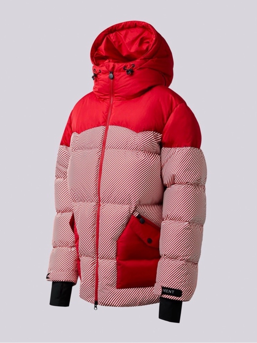 PERFECT MOMENT XS (fits like Small) Red Hooded Puffer Jacket - ski